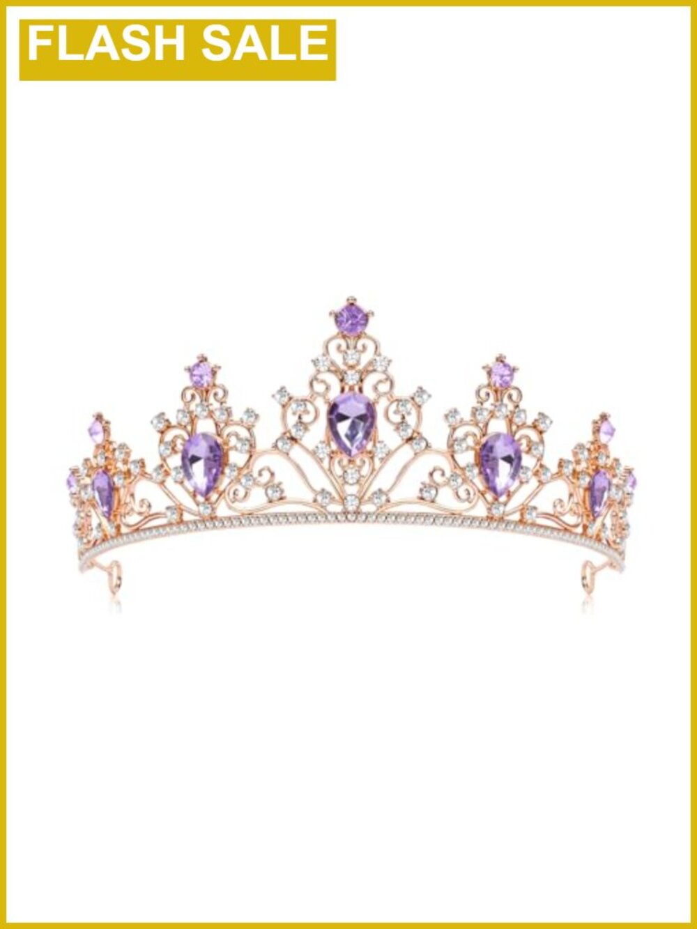 Crystal Rhinestone Tiara Crown Headband Wedding Prom Costume Hair Accessory